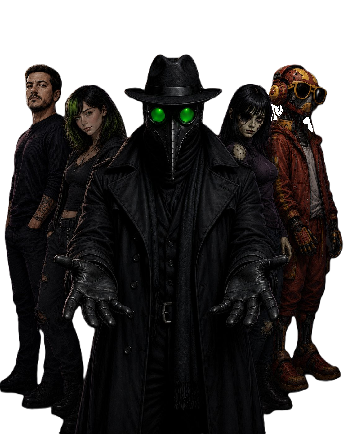 The Good Doctor and the crew, presenting two choices